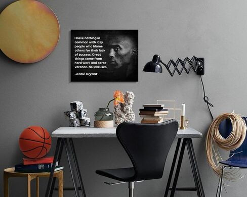 Creoate Blue Motivational Wall Art Inspirational Hamilton Lyrics Quotes Canvas Print Artwork for Office Wall Decor, Broadway Musical History Fans in Saudi Arabia