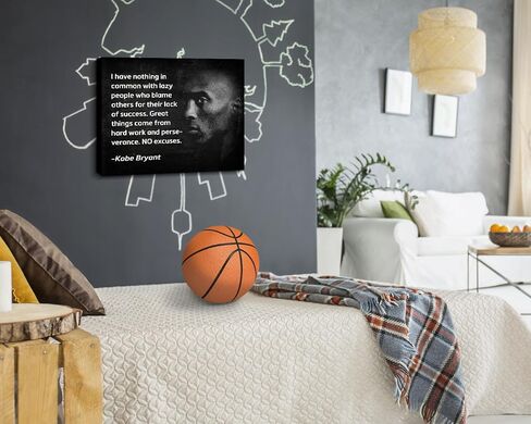Creoate Blue Motivational Wall Art Inspirational Hamilton Lyrics Quotes Canvas Print Artwork for Office Wall Decor, Broadway Musical History Fans in Saudi Arabia