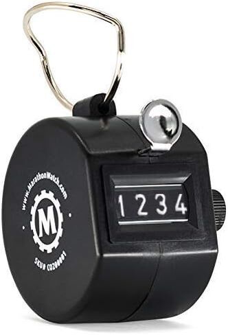 MARATHON CO200001 عداد رصيد محمول مع حلقة إصبع للرياضة والمستودعات والمختبرات والمصانع والمكاتب. مضمونة مقابل 100.000 نقرة in Kuwait