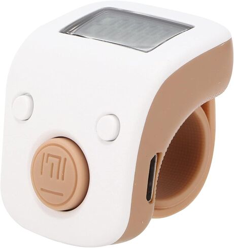 Jaxenor Digital Beads Counter - Mini Chanting Counting Tool for Buddhist Meditation (Ring, White) in Kuwait