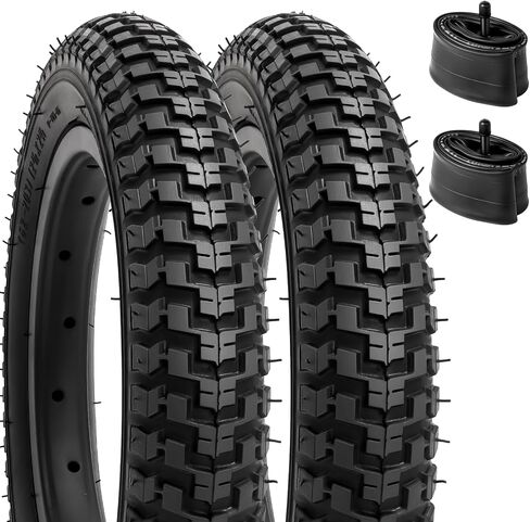 YUNSCM 12.5" Bike Tires 12 ½ x 2 ¼ (57-203) and 12.5" Bike Tubes Schrader Valve with 2 Rim Strips Compatible with 12.5 x 2.25 12 1/2 x 2 1/4 Bike Bicycle Tires and Tubes (P-1135A) in Saudi Arabia