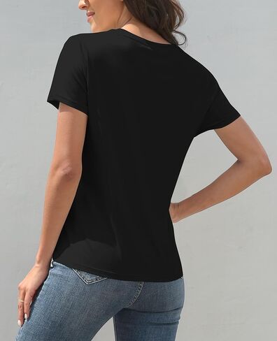KevaMolly 3 Piece Basic T Shirts for Women 2024 UPF 50+ Short Sleeve Casual Summer Tops Solid Loose Fit Tshirt in Saudi Arabia