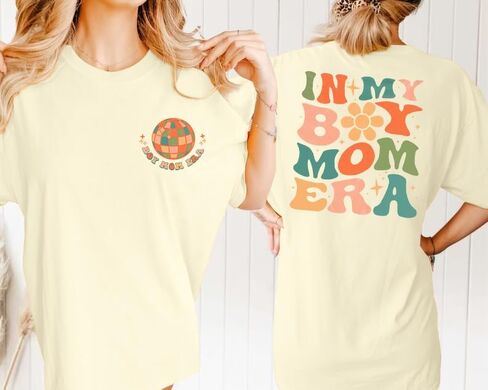 Boy Mom Shirts Mama Tops : Women Oversized Mama Graphic Tees Mom Tshirt Tops in Saudi Arabia