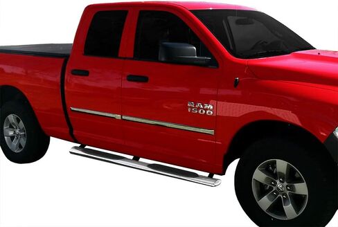 قضبان Nerf مقاس 4 بوصات من MaxMate متوافقة مع 2009-2018 دودج رام 1500؛ 2019-2024 كلاسيك | كابينة رباعية | WB2D41147 | لوحات تشغيل ذات قضبان جانبية in Kuwait