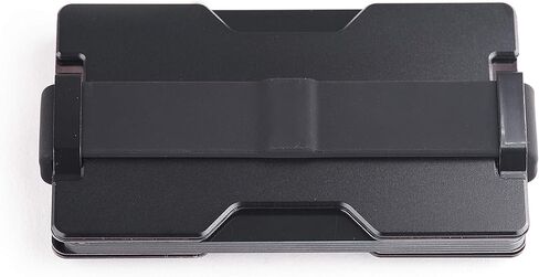 Radix Element Slim Wallet - RFID Blocking Minimalist Card Holder Money Clip (Black, Aluminum) in Saudi Arabia