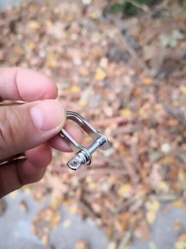 JY-MARINE 4mm Stamped Shackle Stainless Steel 316 Marine Grade,Flat D Ring Shackle-5 Pcs in Saudi Arabia