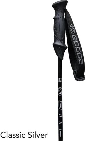 GOODE - G-Max (set of 2) - Our shafts use the shock absorption properties of carbon to enhance your skiing experience - Classic Silver / 52"/130cm in Kuwait