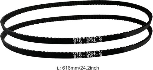 BCZAMD GT2 Closed Timing Belt 616mm/ 24.2 inch for Ender 3 Dual Z Axis Dual Z Tension Kit Replacement Part, 2Pcs in Kuwait
