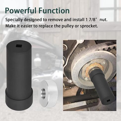 AUFER 1 7/8 بوصة عمود ضرس رئيسي مفتاح ربط بكرة قفل الجوز أداة متوافقة مع التوائم الكبيرة 1936-2006 كاميرا مزدوجة 1999-2006 مقبس قفل المحرك الرئيسي مع محرك 1/2 بوصة in Kuwait