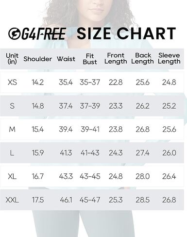 G4Free Womens UPF 50+ Sun Shirts Lightweight Quick Dry Long Sleeve Workout Tops Lightweight Running Pullover in Kuwait