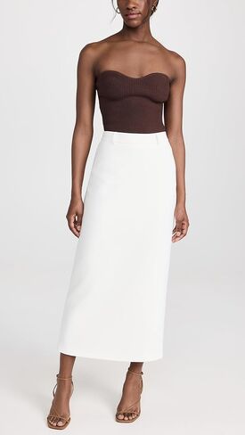 Pixie Market Women's Nia White Maxi Skirt in Saudi Arabia