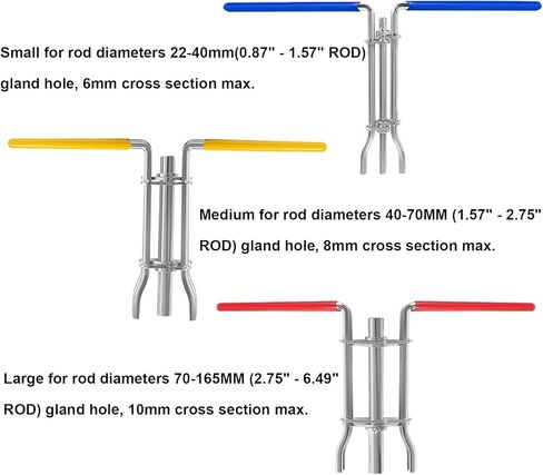 مجموعة تركيب سدادة الأسطوانة الهيدروليكية من EDIONS، 3 قطع مُحدثة من أدوات تثبيت قضيب U-Cup أدوات تثبيت مجموعة أدوات إصلاح مكبس الأسطوانة الهيدروليكية مع صندوق in Kuwait
