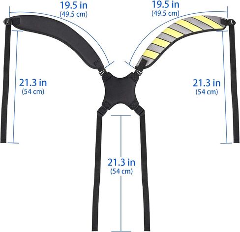 Golf Bag Strap Replacement Comfort Double Shoulder Adjustable Strap Padded Golf Carrying Bag Strap in Kuwait