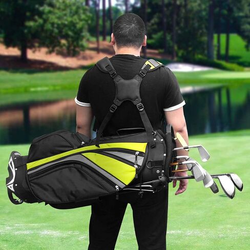 Golf Bag Strap Replacement Comfort Double Shoulder Adjustable Strap Padded Golf Carrying Bag Strap in Kuwait