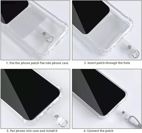 سلسلة هاتف Fiona Lucia Pearl حول الجسم، حبل للهاتف الخلوي، حامل هاتف حول الرقبة وحزام لهاتف iPhone ومعظم الهواتف | مع رقعة قوية لتركيبها داخل حافظة هاتفك | هدية عظيمة! in Kuwait