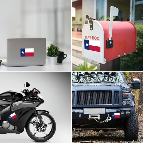 2PC Texas Flag Car Magnets - 5x3 Inches - Texas Magnet for Car Jeep Truck Logo - Lone Star Nation USA American Bumper in Saudi Arabia