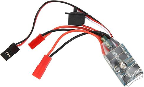 RC Brushed ESC, 30A 4-8V Two Way Brush ESC RC Motor Speed Controller RC Car Accessories Replacement Bidirectional Current Control Brush ESC for 1/16 1/18 1/24 Car Boat (With brake) in Saudi Arabia