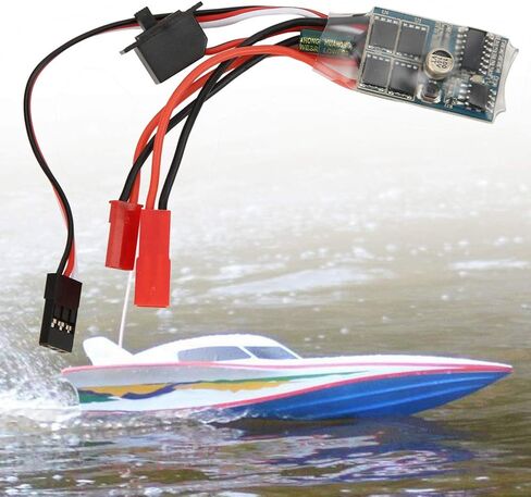 RC Brushed ESC, 30A 4-8V Two Way Brush ESC RC Motor Speed Controller RC Car Accessories Replacement Bidirectional Current Control Brush ESC for 1/16 1/18 1/24 Car Boat (With brake) in Saudi Arabia