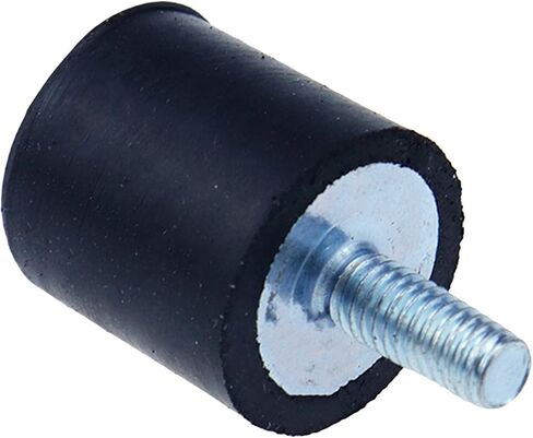 HNGSON M4 Rubber Mounts Shock Absorber Anti Vibration Isolator Mounts Cylindrical Vibration Isolation Mount 15×15mm, Pack of 4 in Saudi Arabia