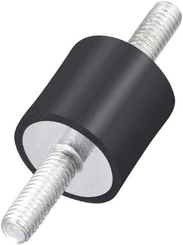 uxcell 20 x 15mm Rubber Mounts,Vibration Isolators,Shock Absorber with M6 x 18mm Studs 2pcs in Saudi Arabia