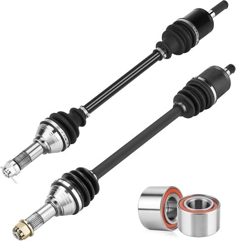 Youxmoto Front Left+Right CV Axles & Wheel Bearing Kit Fit for Can-Am Defender HD5 HD8 HD9 HD10 (XT DPS) 2016 2017 2018 2019 2020 2021 2022; 4340 Chromoly Steel CV Axle Drive Shaft in Saudi Arabia