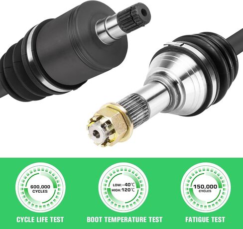 Youxmoto Front Left+Right CV Axles & Wheel Bearing Kit Fit for Can-Am Defender HD5 HD8 HD9 HD10 (XT DPS) 2016 2017 2018 2019 2020 2021 2022; 4340 Chromoly Steel CV Axle Drive Shaft in Saudi Arabia