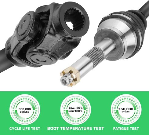 Front CV Axle Fit for Polaris Sportsman 400 500, For Magnum 325 425 Scrambler 4x4 1995-2008; 4340 Chromoly Steel Drive Half Shaft, For 1380063 1380066, 1380085 in Saudi Arabia
