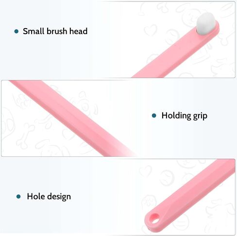 KALIONE Dog Toothbrush, 3 Pack Extra Soft Cat Toothbrushes Pet Deep Clean Dense Brush Pet Toothbrush with Ultra Soft Bristles Dental Cleaning Brushes for Puppy Small Dog and Cat in Saudi Arabia