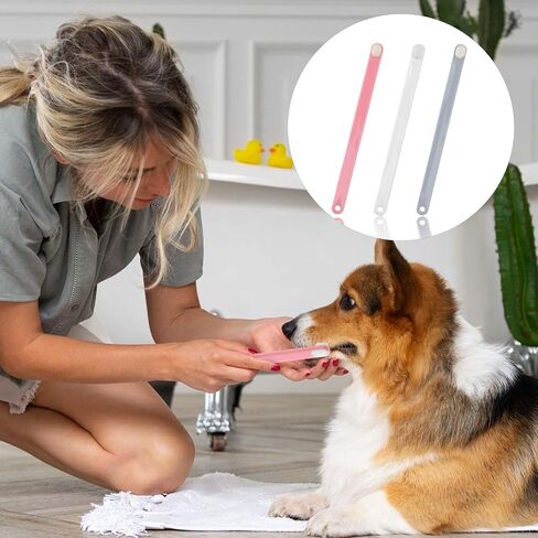 KALIONE Dog Toothbrush, 3 Pack Extra Soft Cat Toothbrushes Pet Deep Clean Dense Brush Pet Toothbrush with Ultra Soft Bristles Dental Cleaning Brushes for Puppy Small Dog and Cat in Saudi Arabia