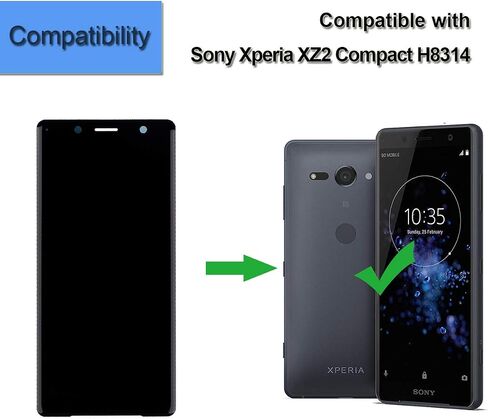شاشة LCD بديلة جديدة متوافقة مع مجموعة شاشة LCD تعمل باللمس Sony Xperia XZ2 Compact/Mini H8324 H8314 مع أدوات in Kuwait