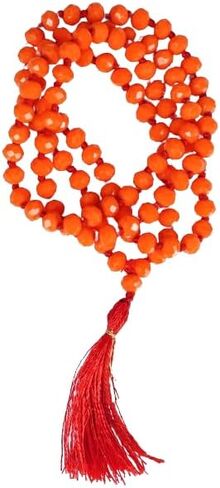 Mala Beads Necklace, Gemstone Mala Bracelet, Buddhist Prayer Beads Necklace, Tassel Necklace, Knotted Necklace, 108 Japa Mala, Healing Necklace, Gift for Her in Saudi Arabia