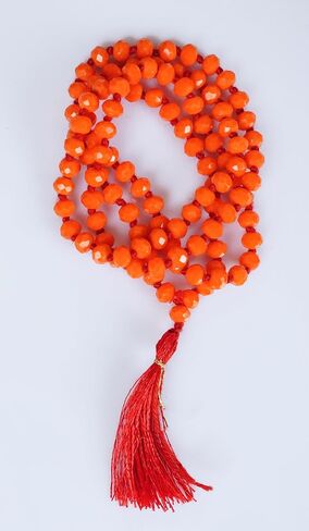 Mala Beads Necklace, Gemstone Mala Bracelet, Buddhist Prayer Beads Necklace, Tassel Necklace, Knotted Necklace, 108 Japa Mala, Healing Necklace, Gift for Her in Saudi Arabia