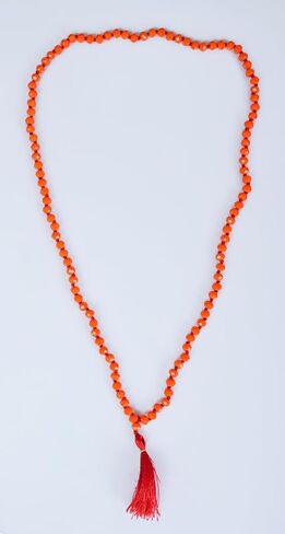 Mala Beads Necklace, Gemstone Mala Bracelet, Buddhist Prayer Beads Necklace, Tassel Necklace, Knotted Necklace, 108 Japa Mala, Healing Necklace, Gift for Her in Saudi Arabia
