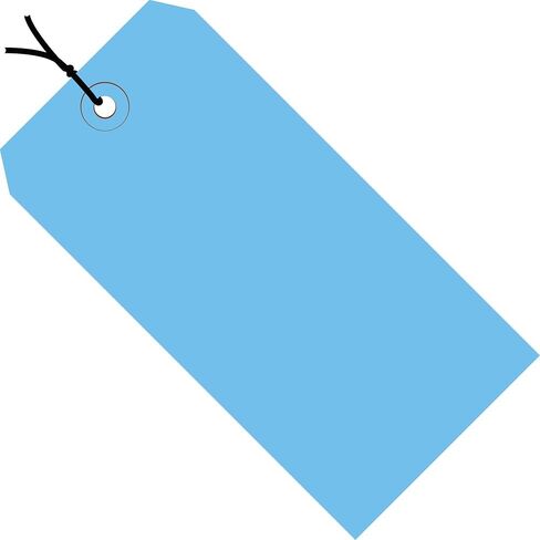 Tape Logic TLG11082A Shipping Tags, Pre-Strung, 13 Point, 6 1/4" x 3 1/8", Dark Blue (Pack of 1000) in Saudi Arabia