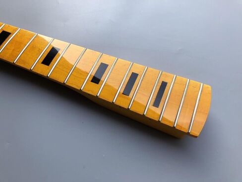 الغيتار الكهربائي الرقبة فارغة 21 الحنق لمعان القيقب باس الغيتار الرقبة 34 بوصة القيقب فريتس مستطيل البطانة الغيتار الكهربائي استبدال الرقبة in Kuwait