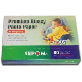 PPSE235460 high glossy 235g/m2 4 x 6 premium photo paper 60 sheets in Saudi Arabia