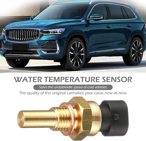 Water Temperature Sensor, OEM #15369305 1341856 55199579 2112-3851010, Contact Sensitive No-Break Wire Installation Kit, Compatible with Delphi 3rd Generation (Black & Gold) in Saudi Arabia
