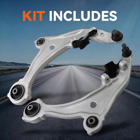 زوج ذراع التحكم الأمامي السفلي مع طقم تعليق كروي مشترك لنيسان مورانو 2009 2010 2011 2012 2013 2014 K622157 K622158 in Kuwait