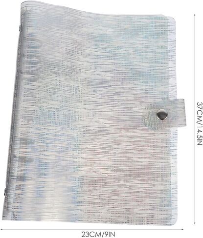 Decorative Notebook Binder Colorful 6-Holes File Paper Holder Hand Account Protective Cover in Saudi Arabia