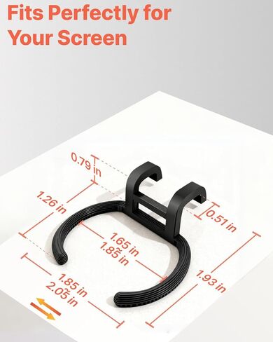 3Pcs 3D Printed Car Air Vent Stands for mini Labubu 4.0 The Monsters Pin for Love Series, Black Display Mount for Small Dolls with 2.17-inch Wide Clip, Cute Car Interior Accessories in Saudi Arabia