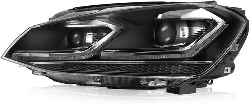 مجموعة مصابيح أمامية لهوندا سيفيك 2006-2011 أسود الإسكان العنبر عاكس واضح عدسة سائق والركاب الجانب كشافات in Kuwait