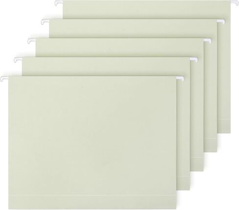 Whaline 36 Pack Sage Green Hanging File Folders Letter Size Solid Green File Pockets with Tab for Home Office Classroom Supplies, 9.3 x 12.1 Inch in Saudi Arabia