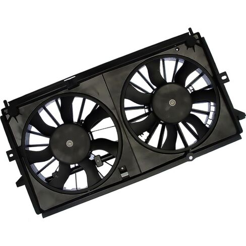 1 x Dual Radiator and Condenser Fan Assembly fits Chevrolet Impala,Monte Carlo 2000 2001 2002 2003 in Saudi Arabia