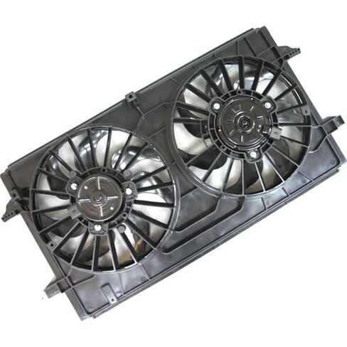 1 PCS Dual Radiator and Condenser Fan Assembly fits Chevrolet Malibu 2007 2008 2009 2010 2011 fits Pontiac G6 2006 2007 2008 2009 2010 fits Saturn Aura 2007 2008 2009 in Saudi Arabia