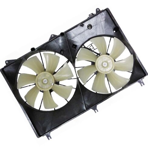1 PCS Dual Radiator and Condenser Fan Assembly fits Suzuki Grand Vitara 2009 2010 2011 2012 2013 Replacement 1711165J10, 1712065J00, 1711165J00 in Saudi Arabia