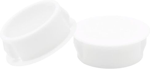 15PCS 38mm(1 1/2") White Hole Plugs Plastic Flush Type Hole Plugs Snap in Locking Hole Tube, Furniture Fencing Post Pipe Insert End Caps (White) in Kuwait