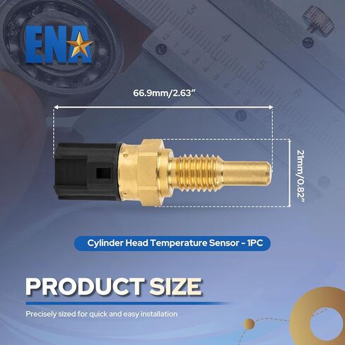 ENA Engine Coolant Temperature Sensor Compatible with Ford Lincoln Mercury F150 Expedition Explorer Navigator Grand Marquis Town Car 4.6L 5.4L 6.8L V8 V10 1997 1998 1999 2000 Replaces TX91 8L3Z6G004A in Saudi Arabia