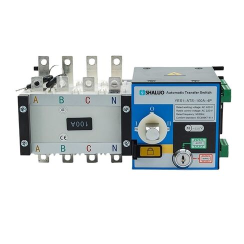 ATS مفتاح نقل تلقائي مزدوج الطاقة AC220V 100A 160A 250A 4P لأجزاء مولد الديزل وحدة التحكم قطاع دارة (100A 4P ATS) in Saudi Arabia