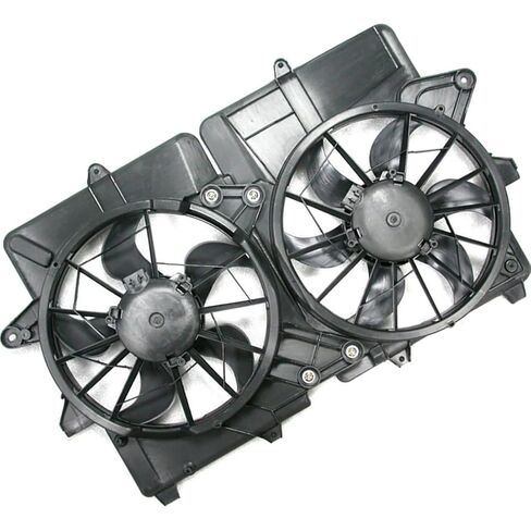 1 Pcs Dual Radiator and Condenser Fan Assembly fits Ford Escape 2005 2006 2007 fits Mercury Mariner 2005 2006 Replacement 5L8Z8C607BF in Kuwait