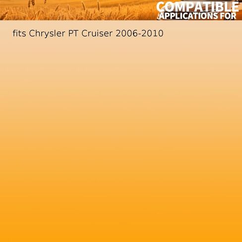 1 Piece Dual Radiator and Condenser Fan Assembly fits Chrysler PT Cruiser 2006 2007 2008 2009 2010 Replacement 5179470AA in Kuwait